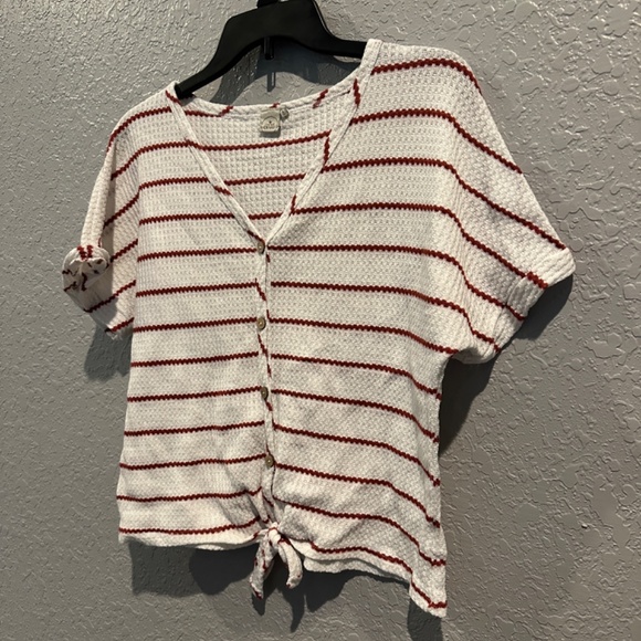 Lightweight Crop Button Up Sweater - Size S - Picture 2 of 7